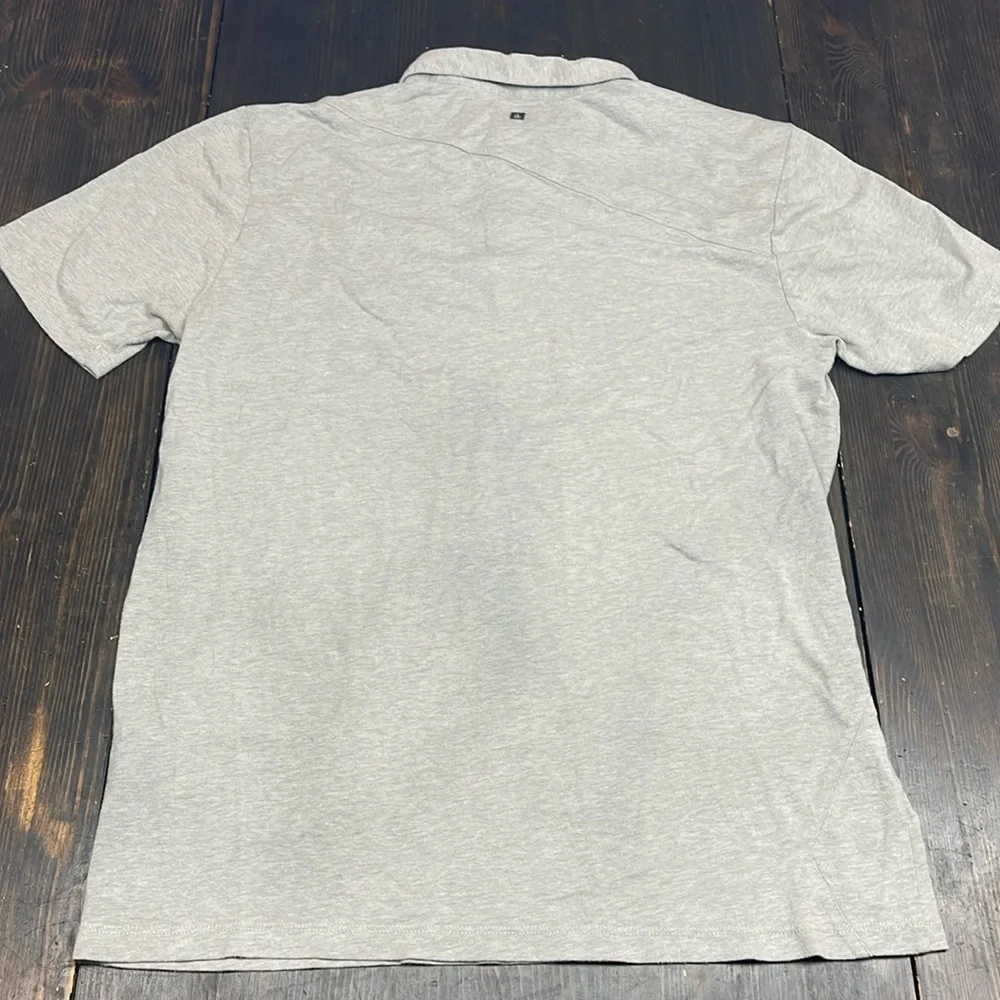 Volcom 3 button Polo men’s medium Heather gray - Picture 2 of 7